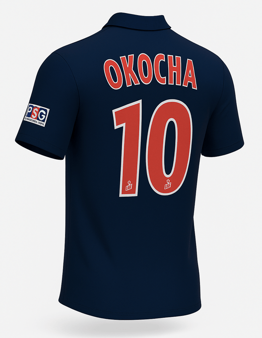 2001–02 Paris Saint-Germain Home Okocha #10 (Feels Like New) - Size S