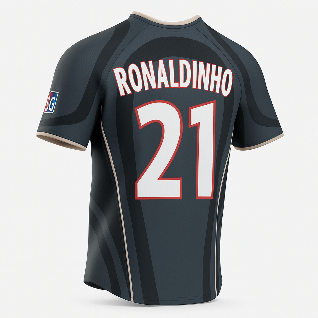 2001–02 Paris Saint-Germain Third Ronaldinho #21 (Feels Like New) - Size M