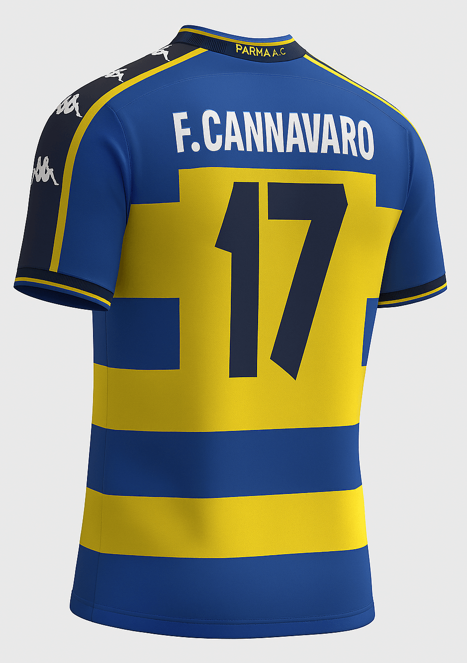 2001–02 Parma Home F. Cannavaro #17 (Feels Like New) - Size M
