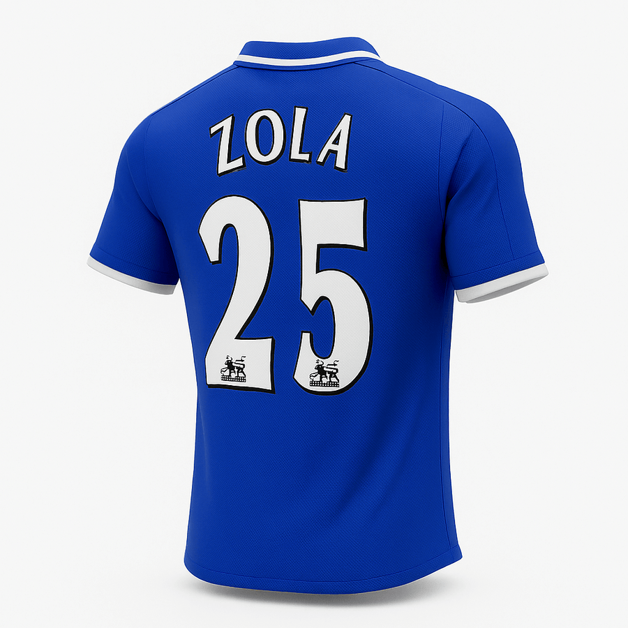 2001–03 Chelsea Home Zola #25 (Feels Like New) - Size M