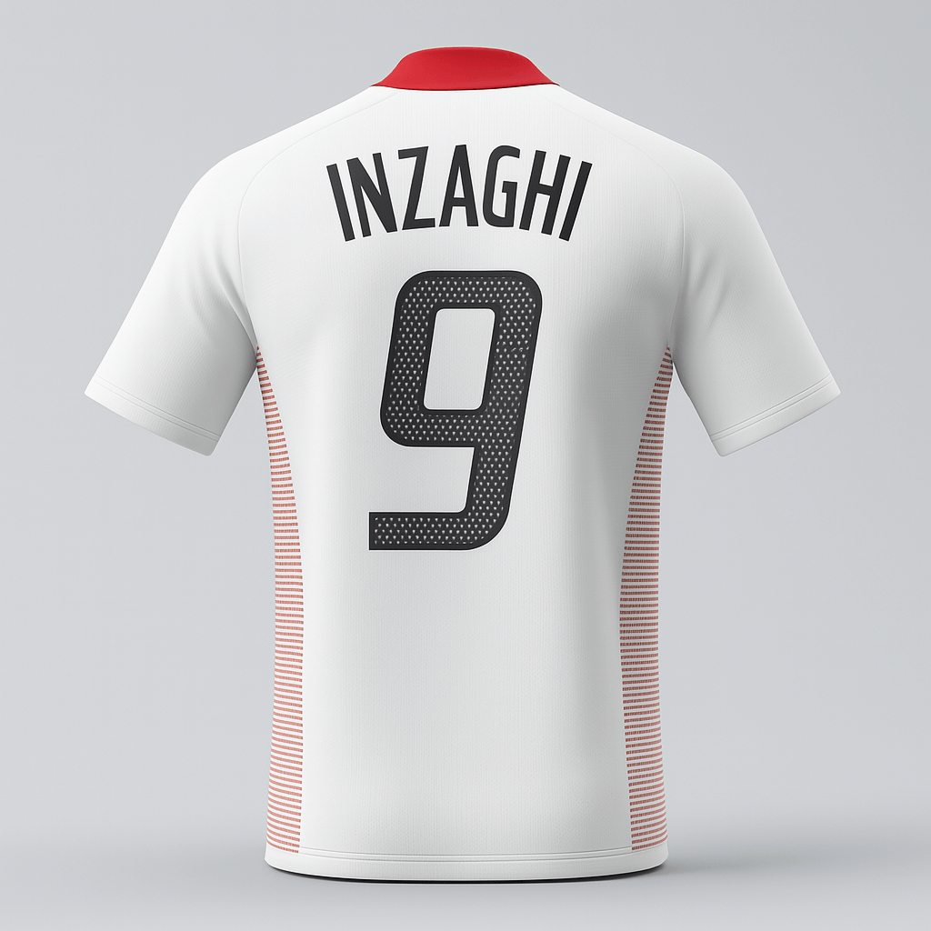 2002–03 AC Milan Away Inzaghi #9 (Feels Like New) - Size XS