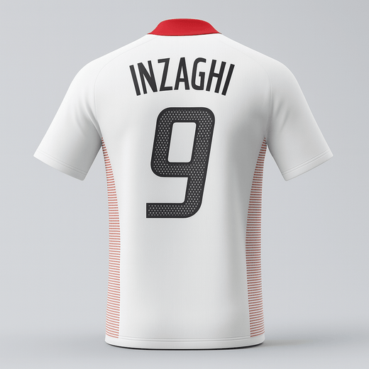 2002–03 AC Milan Away Inzaghi #9 (Feels Like New) - Size XL