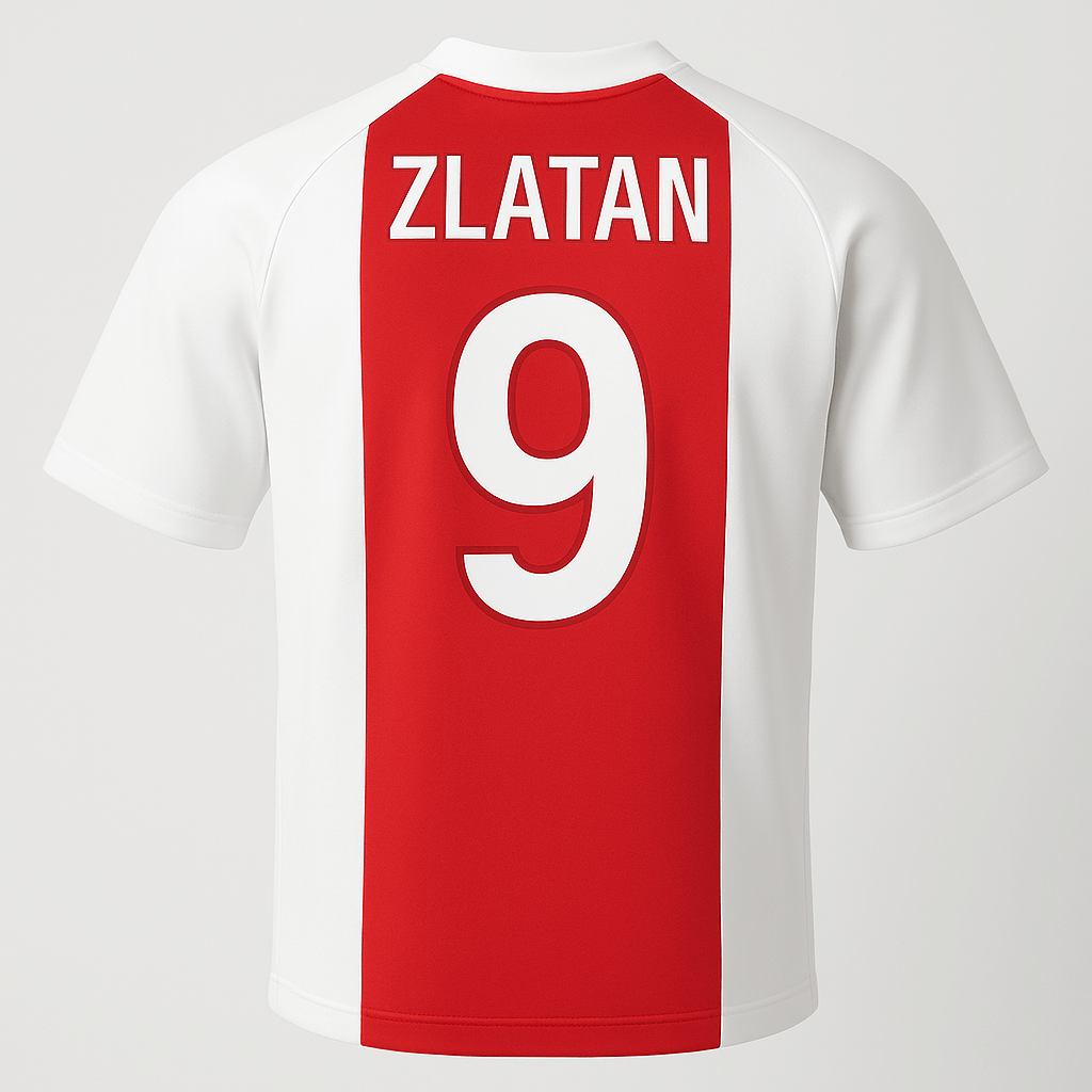 2002–03 Ajax Home Ibrahimovic #9 (Feels Like New) - Size M
