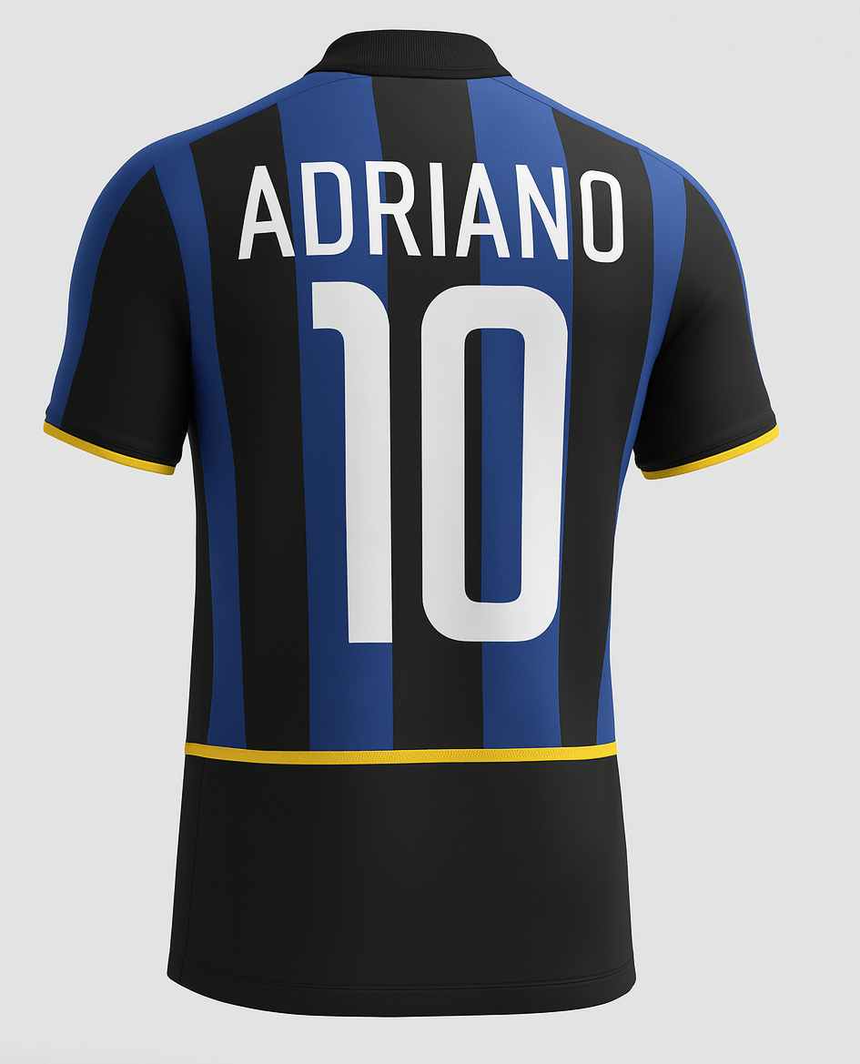 2002–03 Inter Milan Home Adriano #10 (Feels Like New) - Size XL