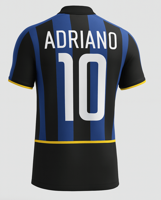 2002–03 Inter Milan Home Adriano #10 (Feels Like New) - Size XXL