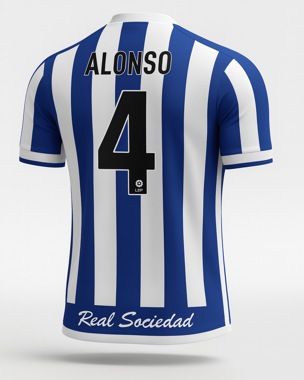 2002–03 Real Sociedad Home Alonso #4 (Feels Like New) - Size S
