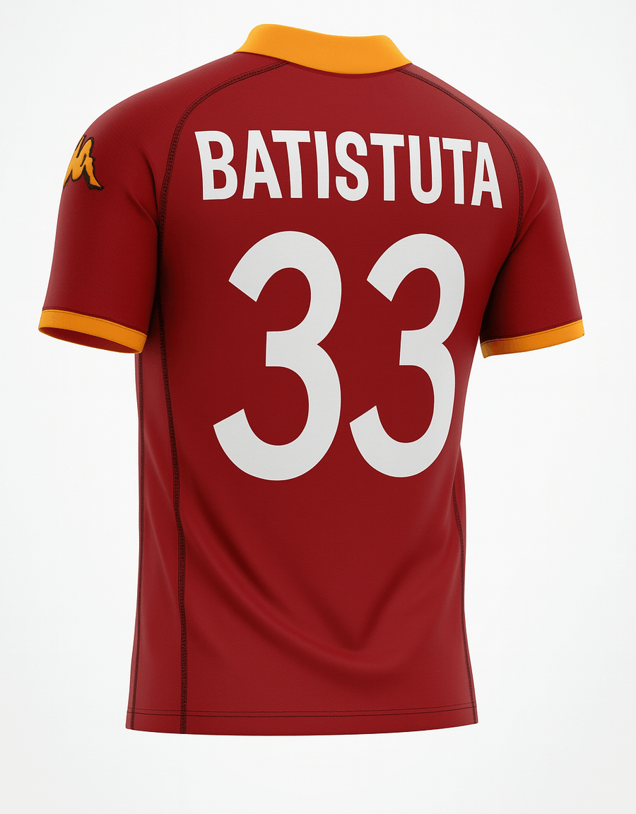 2002–03 Roma Home Batistuta #33 (Feels Like New) - Size S