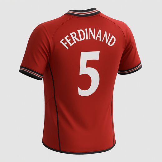 2002–04 England Away Ferdinand #5 (Feels Like New) - Size L
