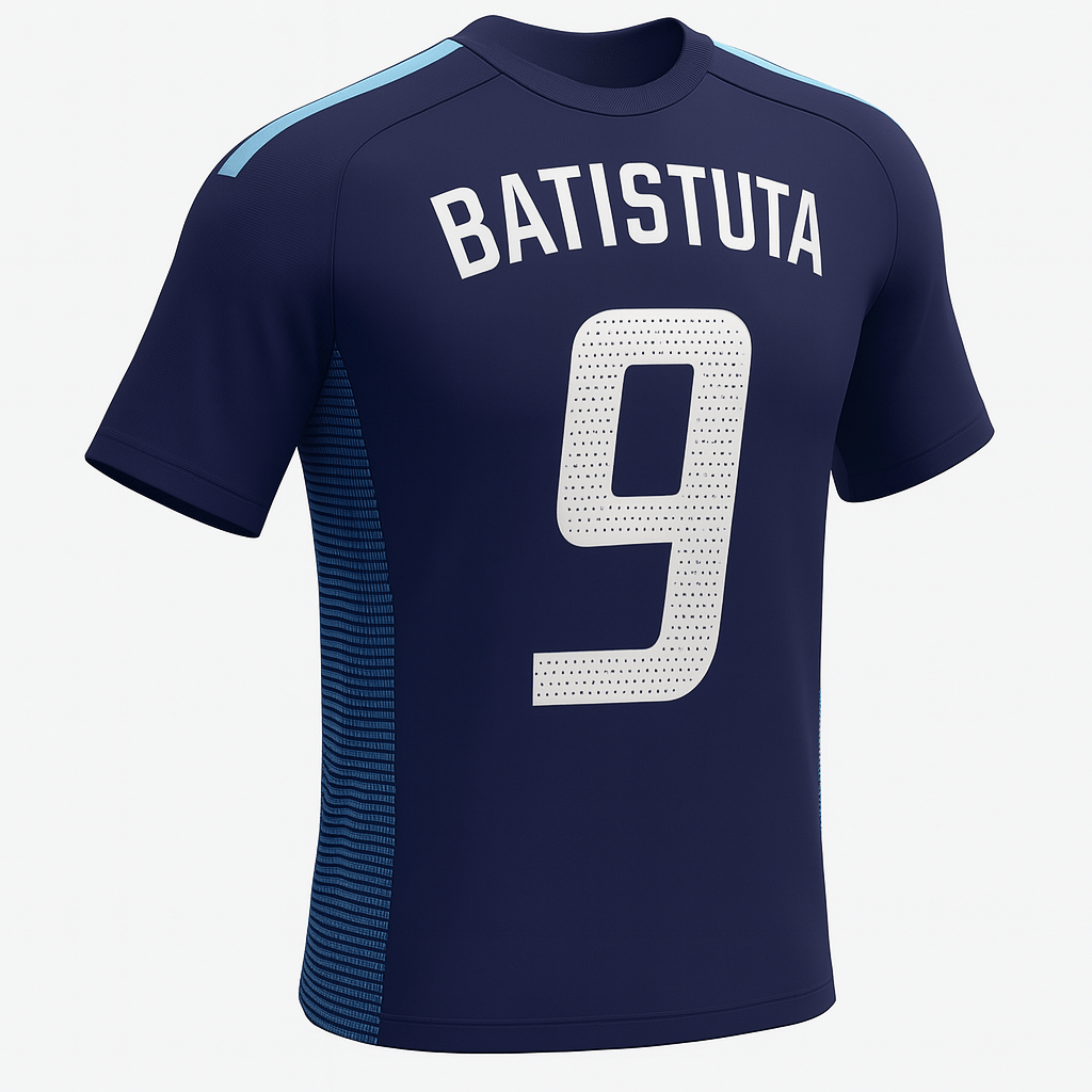 2002 Argentina Away Batistuta #9 (Feels Like New) - Size S