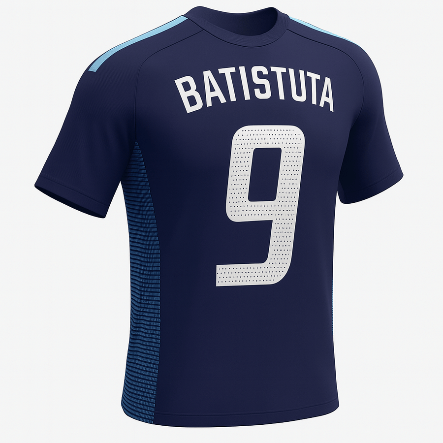 2002 Argentina Away Batistuta #9 (Feels Like New) - Size XL