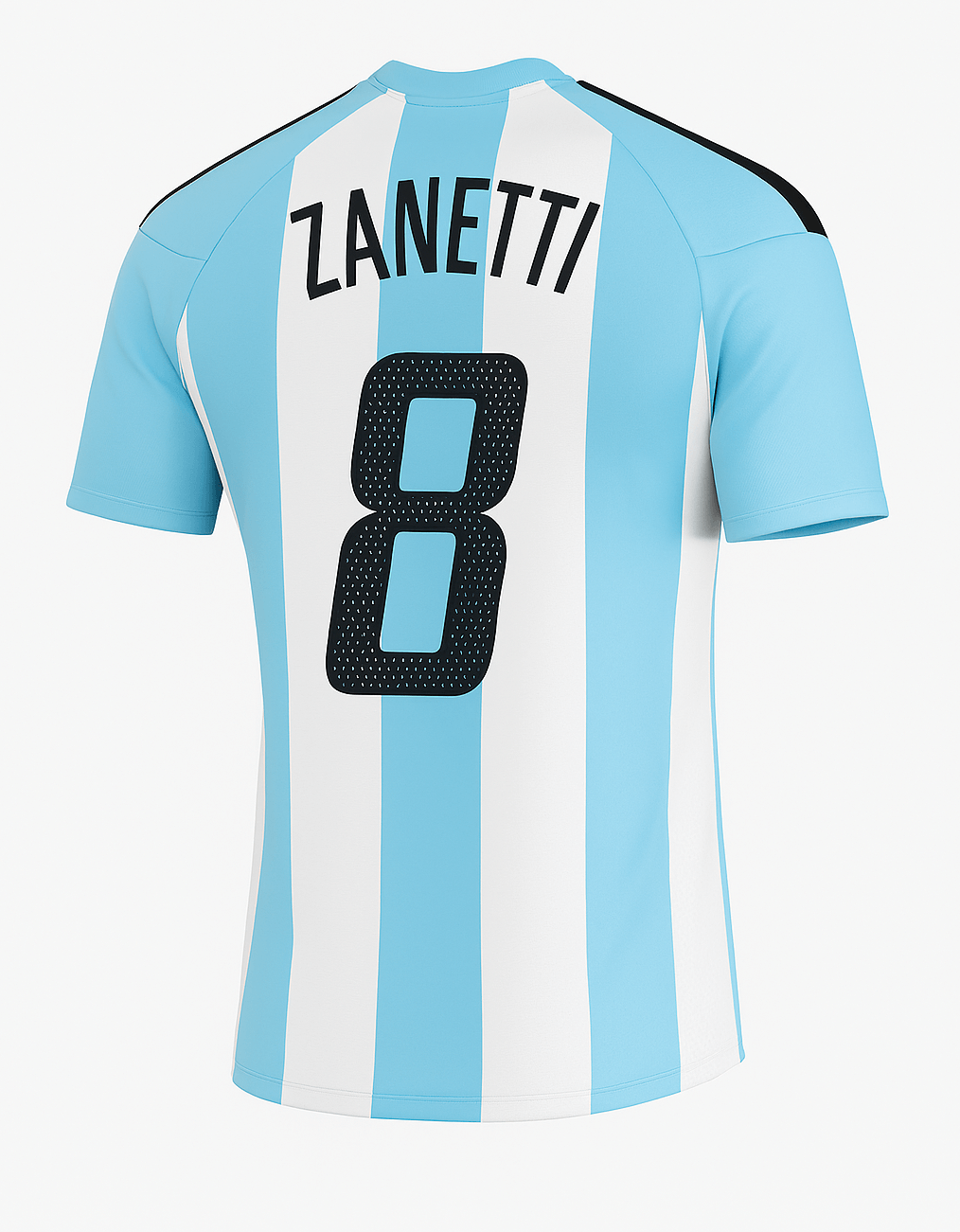 2002 Argentina Home Zanetti #8 (Feels Like New) - Size M