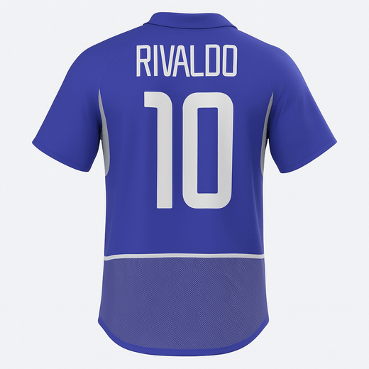 2002 Brazil Away Rivaldo #10 (Feels Like New) - Size XL