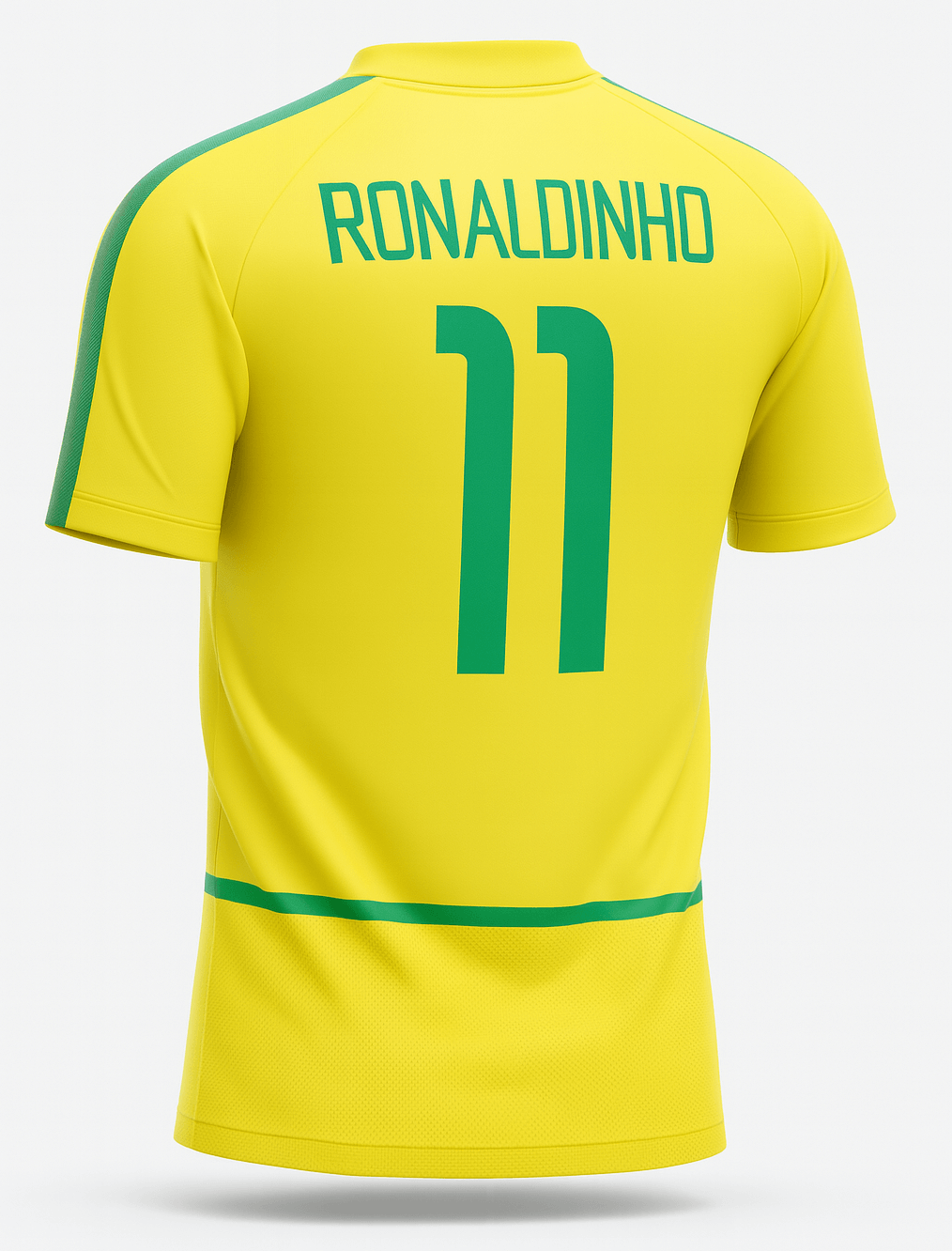 2002 Brazil Home Ronaldinho #11 (Feels Like New) - Size S