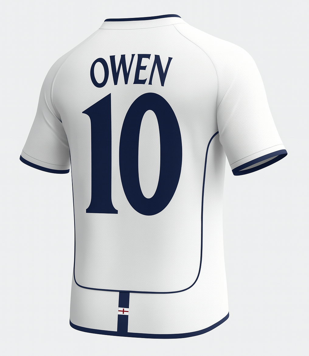 2002 England Home Owen #10 (Feels Like New) - Size S