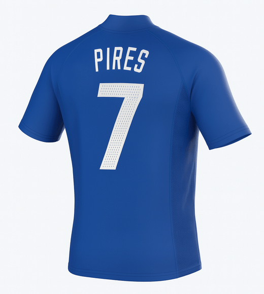 2002 France Home Pires #7 (Feels Like New) - Size S
