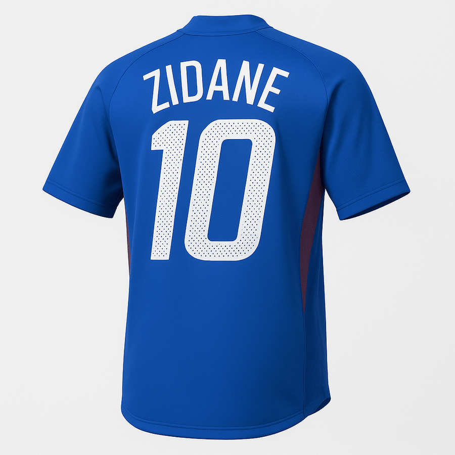 2002 France Home Zidane #10 (Feels Like New) - Size M