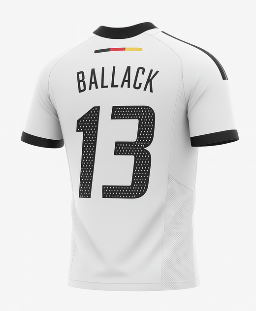 2002 Germany Home Ballack #13 (Feels Like New) - Size M
