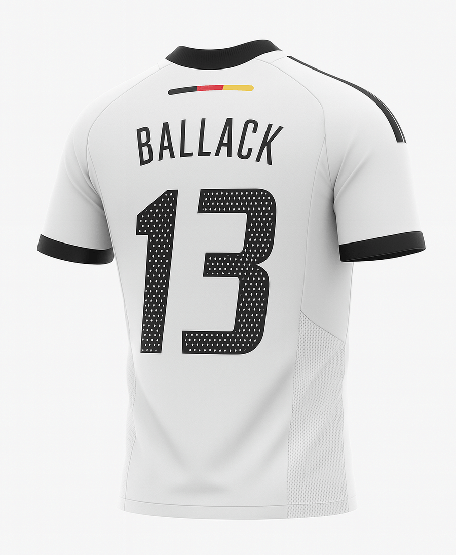 2002 Germany Home Ballack #13 (Feels Like New) - Size S