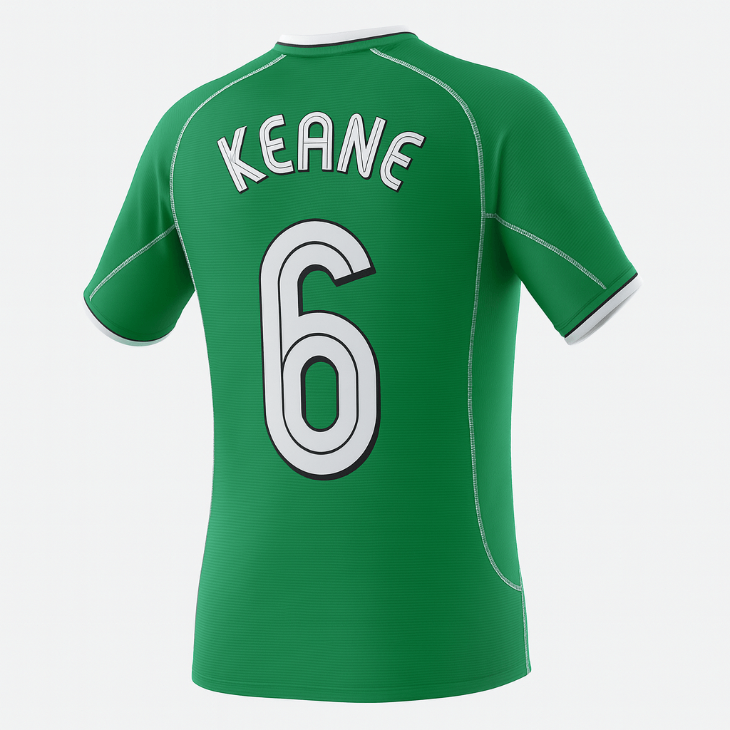2002 Ireland Home Keane #6 (Feels Like New) - Size L