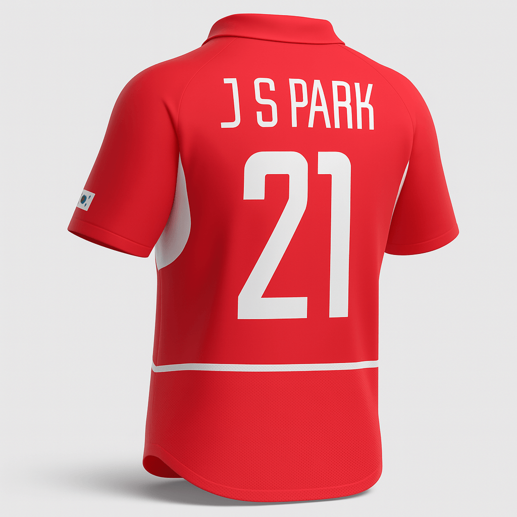 2002 South Korea Home J.S. Park #21 (Feels Like New) - Size XL
