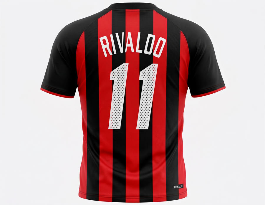 2002–03 AC Milan Home Rivaldo #11 (Feels Like New) - Size S