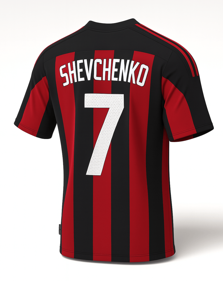 2003–04 AC Milan Home Shevchenko #7 (Feels Like New) - Size XXL