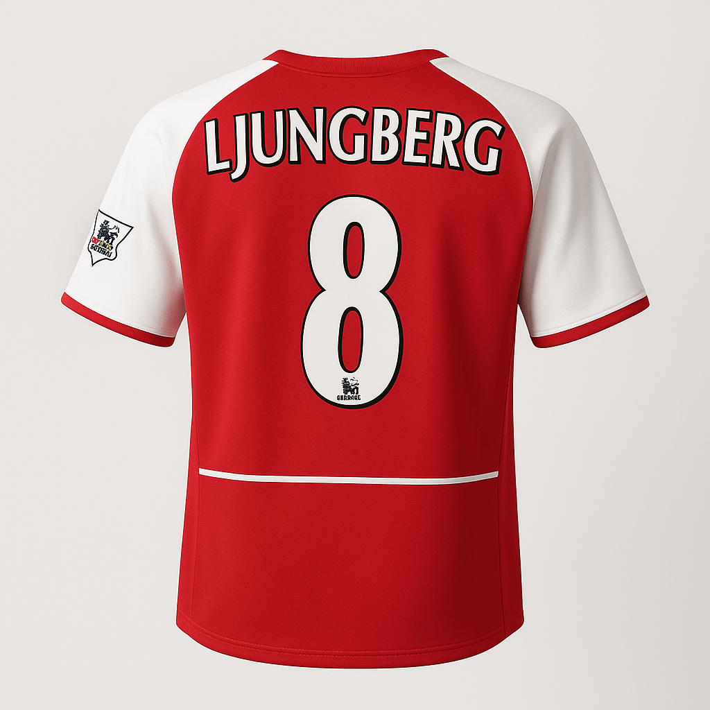 2003–04 Arsenal Home Ljungberg #8 (Feels Like New) - Size XS