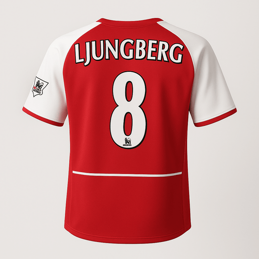 2003–04 Arsenal Home Ljungberg #8 (Feels Like New) - Size L