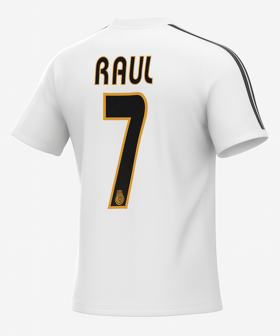 2003–04 Real Madrid Home Raul #7 (Feels Like New) - Size XS