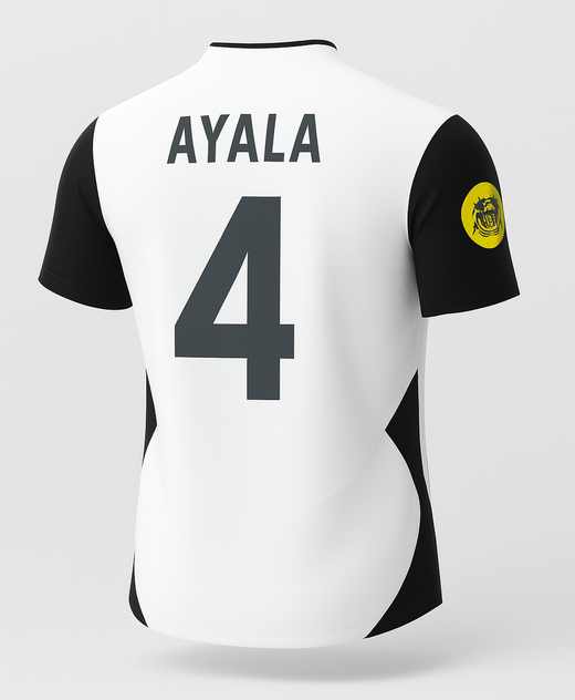 2003–04 Valencia Home Ayala #4 (Feels Like New) - Size M