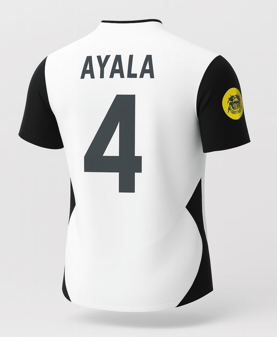 2003–04 Valencia Home Ayala #4 (Feels Like New) - Size XXL