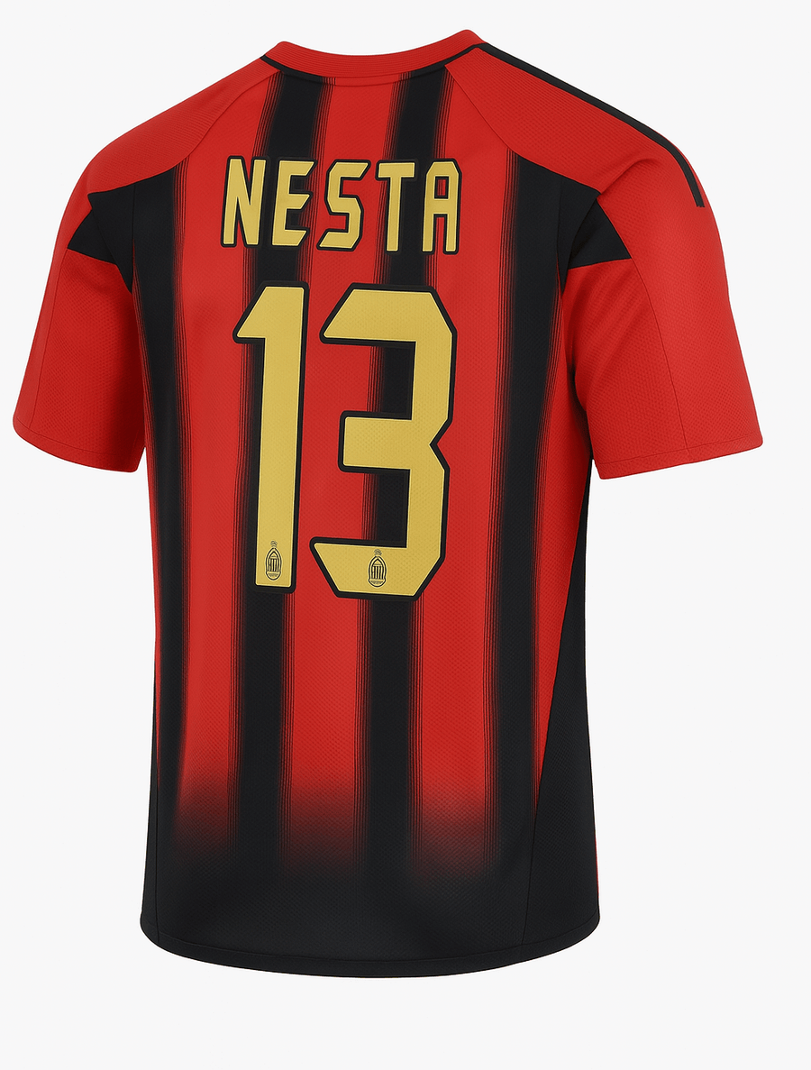 2004–05 AC Milan Home Nesta #13 (Feels Like New) - Size L