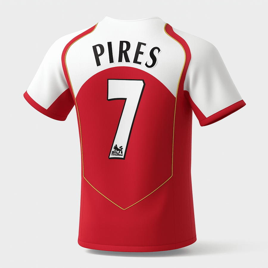 2004–05 Arsenal Home Pires #7 (Feels Like New) - Size M