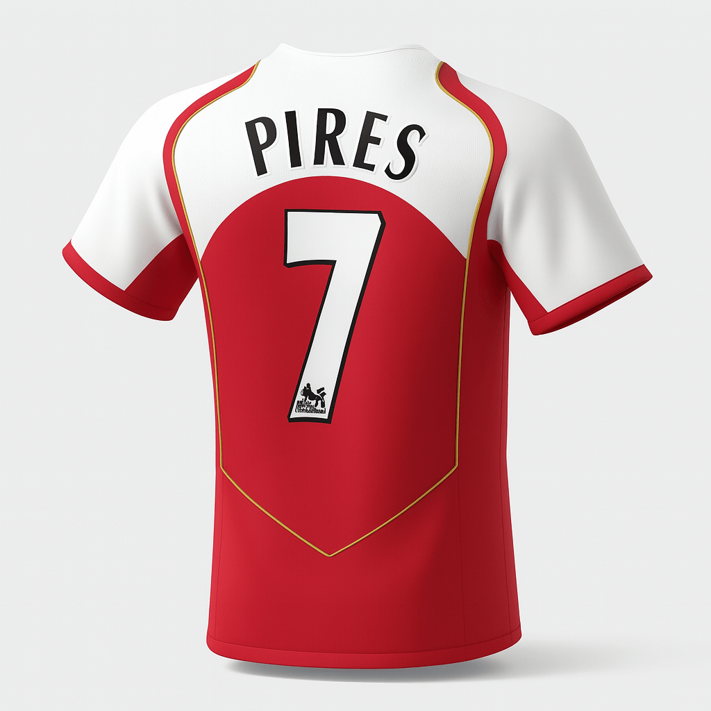 2004–05 Arsenal Home Pires #7 (Feels Like New) - Size XXL