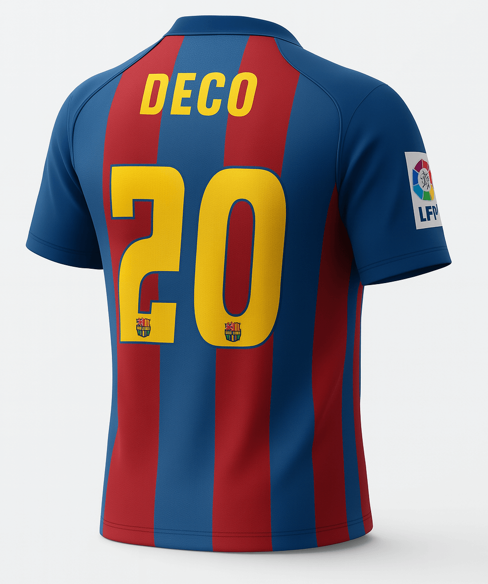 2004–05 Barcelona Home Deco #20 (Feels Like New) - Size S