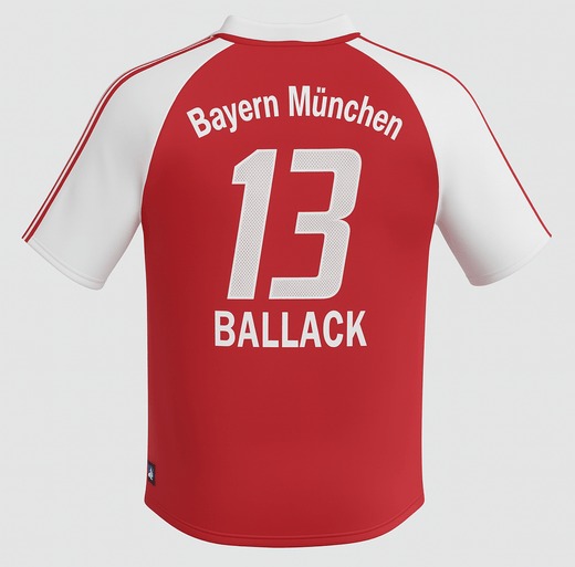 2004–05 Bayern Munich Home Ballack #13 (Feels Like New) - Size L