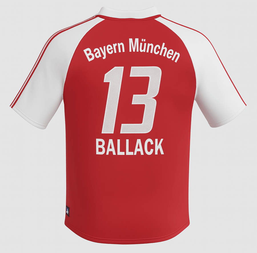 2004–05 Bayern Munich Home Ballack #13 (Feels Like New) - Size L