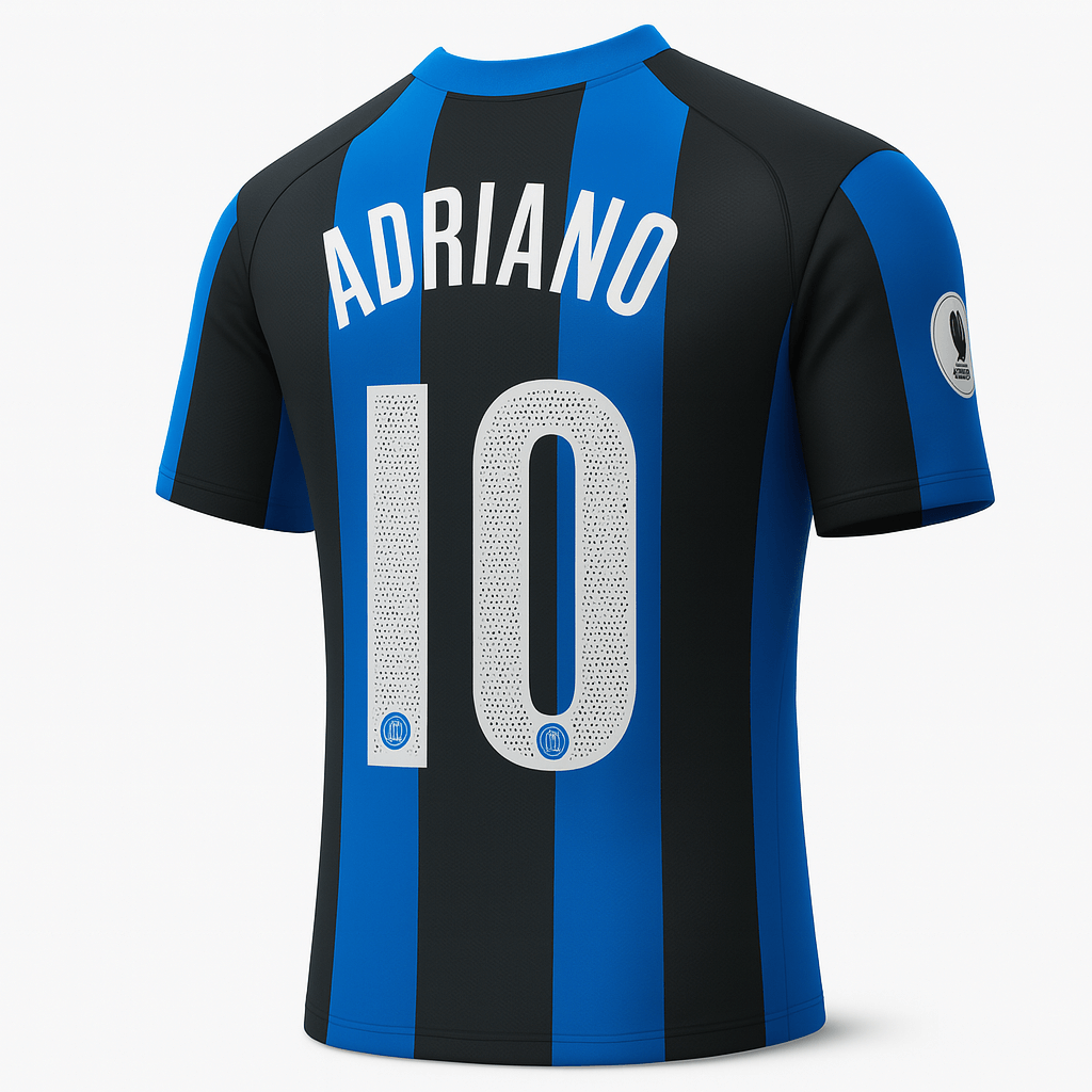2004–05 Inter Milan Home Adriano #10 (Feels Like New) - Size L