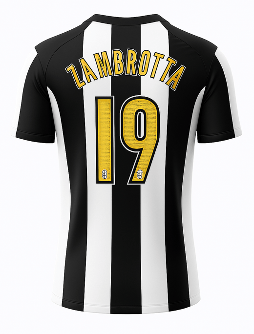 2004–05 Juventus Home Zambrotta #19 (Feels Like New) - Size M