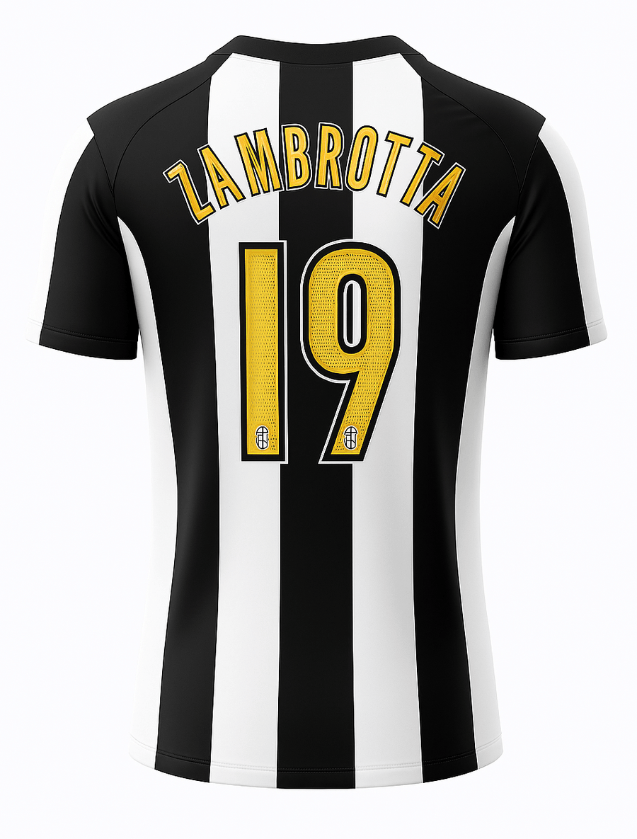 2004–05 Juventus Home Zambrotta #19 (Feels Like New) - Size XXL