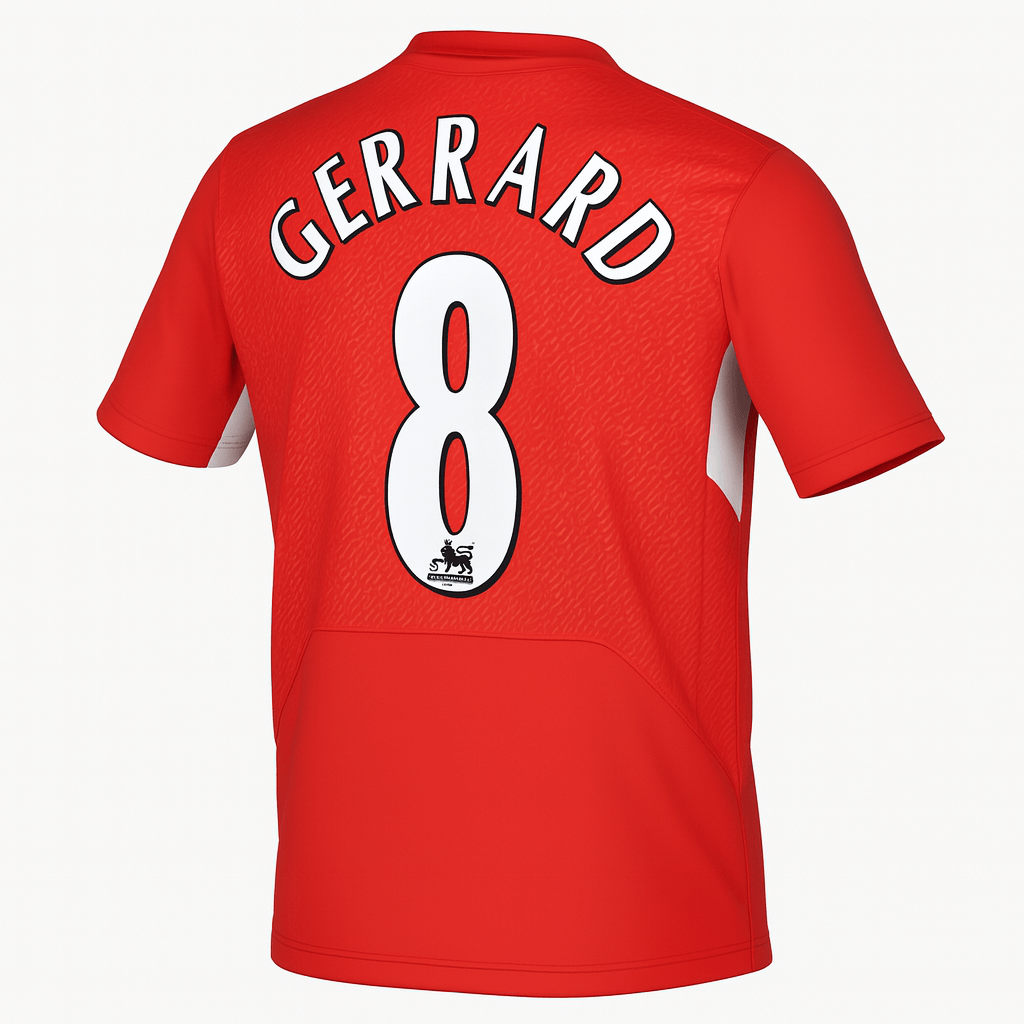 2004–06 Liverpool Home Gerrard #8 (Feels Like New) - Size M