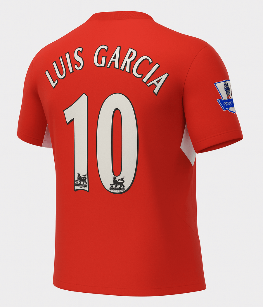 2004–06 Liverpool Home Luis Garcia #10 (Feels Like New) - Size L