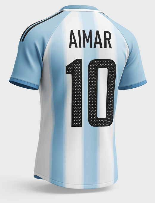 2004 Argentina Home Aimar #10 (Feels Like New) - Size XL