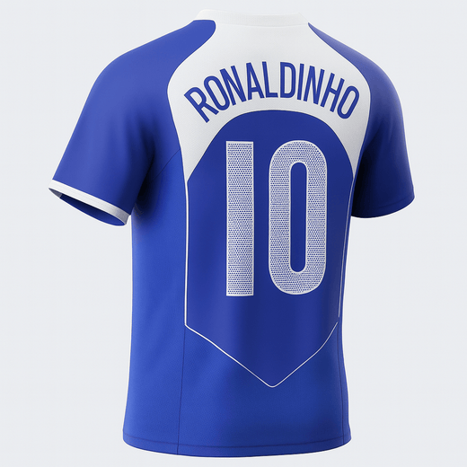 2004 Brazil Away Ronaldinho #10 (Feels Like New) - Size XL
