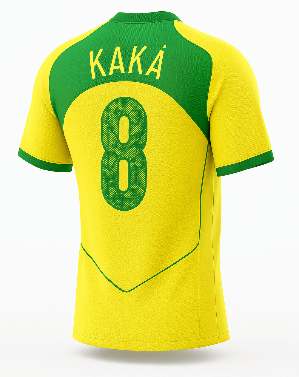 2004 Brazil Home Kaka #8 (Feels Like New) - Size XL