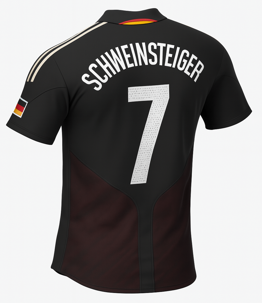 2004 Germany Away Schweinsteiger #7 (Feels Like New) - Size S