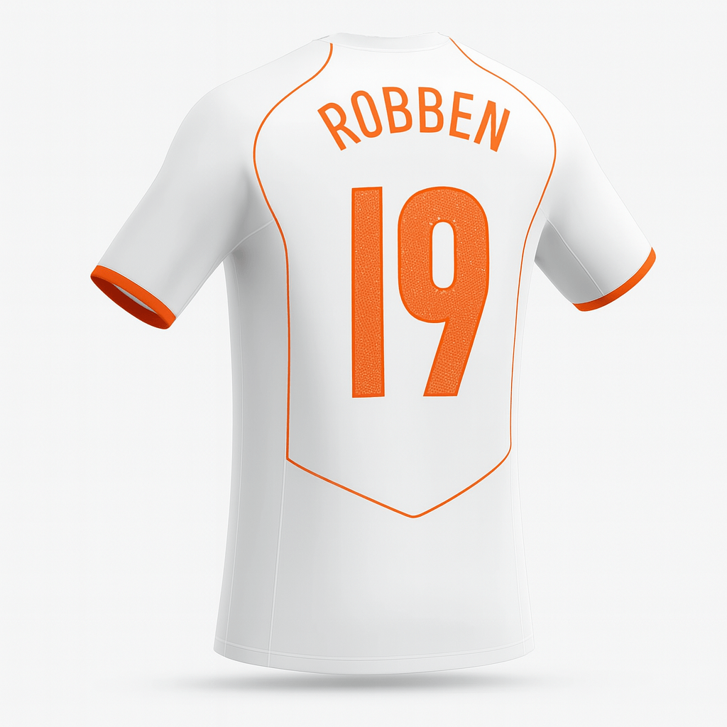 2004 Netherlands Away Robben #19 (Feels Like New) - Size L
