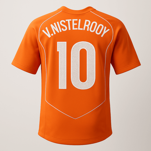 2004 Netherlands Home V.Nistelrooy #10 (Feels Like New) - Size XL