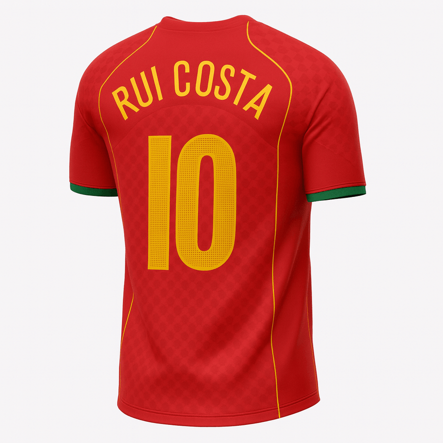 2004 Portugal Home Rui Costa #10 (Feels Like New) - Size S