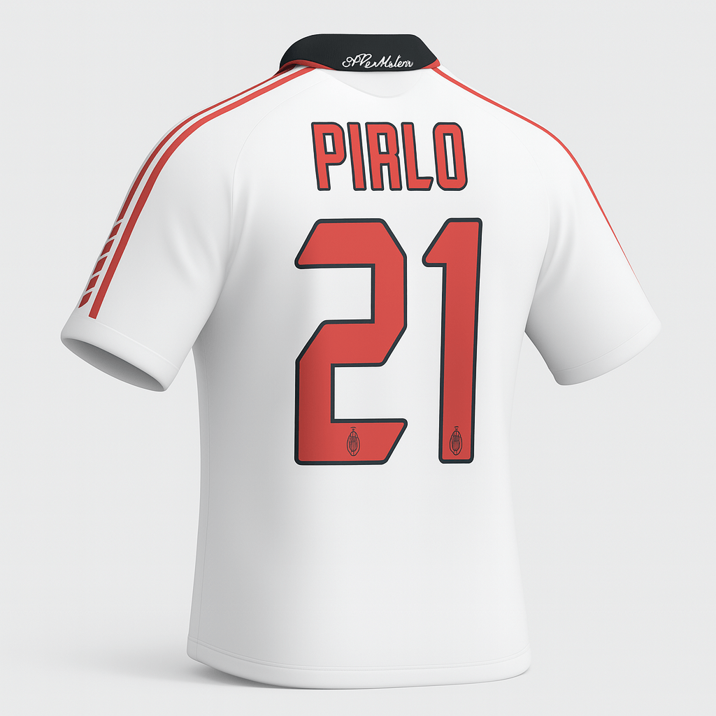 2005–06 AC Milan Away Pirlo #21 (Feels Like New) - Size XL